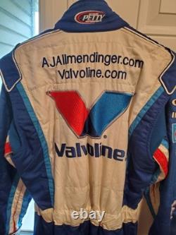 AJ Allmendinger RACE USED Valvoline Richard Petty Motorsports SIGNED Firesuit