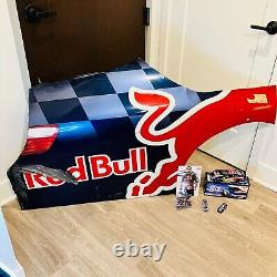 AJ Allmendinger Red Bull Racing NASCAR Race Used Sheetmetal (diecast autograph)