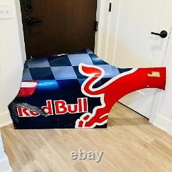 AJ Allmendinger Red Bull Racing NASCAR Race Used Sheetmetal (diecast autograph)