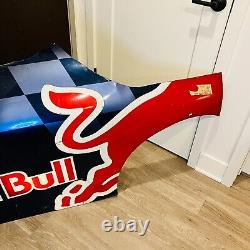 AJ Allmendinger Red Bull Racing NASCAR Race Used Sheetmetal (diecast autograph)