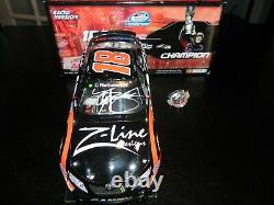 AUTOGRAPHED KYLE BUSCH 2009 #18 Z LINE NATIONWIDE CHAMPION With PIN RACED VERSION