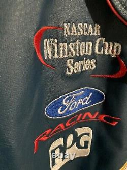Authentic NASCAR Rusty Wallace Jeff Hamilton Racing Jacket Miller Lite XXL