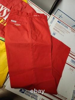 Authentic Roush Keystone Beer Pit Crew Uniform Shirt Pant Nascar Wally Dallenbac