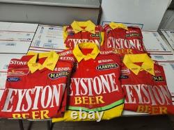 Authentic Roush Keystone Beer Pit Crew Uniform Shirt Pant Nascar Wally Dallenbac