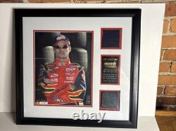 Autographed 2003 NASCAR Jeff Gordon Framed Race-Used Tire & Suit Limited 102/124