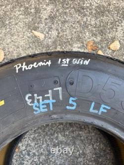 Autographed Race-Used Tire Richard Petty & Bobby Hamilton 1996 Dura Lube Winner