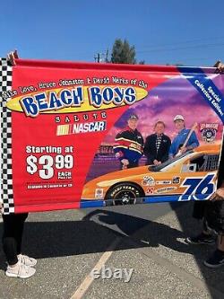 Beach Boys NASCAR 6x4 Banner 1998 Mike Love 50th Anniversary