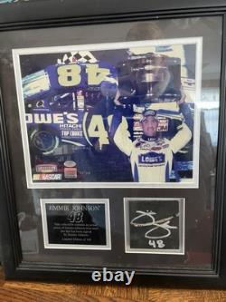 Beautifully Framed Mounted Numbered 42248JIMMIE Johnson #48 Pictures