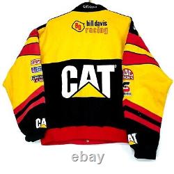 Bill Davis Racing Caterpillar Inc Nascar Racing Jacket Jacket Medium