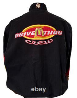 Bill Elliot 2000 Vintage NASCAR Mcdoanld Drive Thru crew Racing jacket USA SZ M