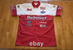 Bill Elliott Budweiser Team Issued Race Used Pit Crew Suit Rare Vintage NASCAR