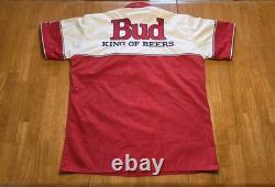Bill Elliott Budweiser Team Issued Race Used Pit Crew Suit Rare Vintage NASCAR