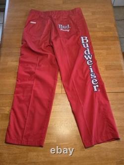 Bill Elliott Budweiser Team Issued Race Used Pit Crew Suit Rare Vintage NASCAR