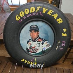 Bobby Labonte #18 GOODYEAR RACE USED TIRE DISPLAY WINSTON CUP SOUVENIRS 27
