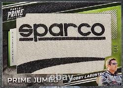 Bobby Labonte (1/1) Prime Jumbo Glove Patch Sparco 2023 Panini Prime Racing