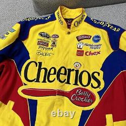 Bobby Labonte #43 Cheerios Racing Jacket Men Sz Sm NASCAR 2000 Used JH Hamilton