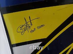 Bobby Labonte #47 RACE USED Autographed Sheetmetal Door with HOF 2020 Inscription
