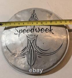 Bonneville Speedweek 2016 Jr Huff Pinstripe Wheel Cover