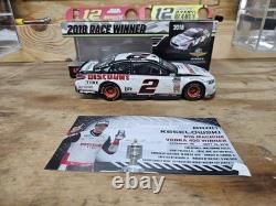 Brad Keselowski 2018 #2 Discount Tire Indy Win Autographed 1/24