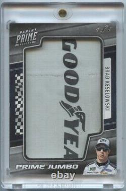 Brad Keselowski 2019 Panini Prime Racing Jumbo Patch TRUE 1/1 RACE USED NASCAR