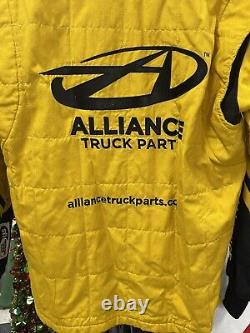 Brad Keselowski Alliance Truck Nascar Race Used Pit Crew Fire Suit Jacket #3176