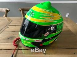 Brian Vickers NASCAR Race Used Worn Helmet Hendrick Motorsports Bell Cup Series