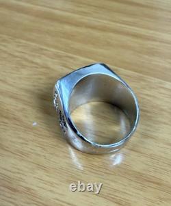 Brickyard 400 Inaugural race Balfour Limited Edition #0044 Sterling Silver Ring