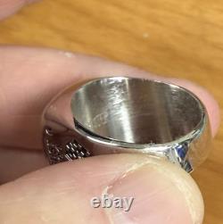 Brickyard 400 Inaugural race Balfour Limited Edition #0044 Sterling Silver Ring