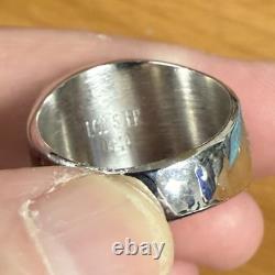 Brickyard 400 Inaugural race Balfour Limited Edition #0044 Sterling Silver Ring