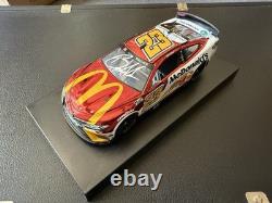 Bubba Wallace 2022 #23 Autographed McDonald's Color Chrome 1/24 Diecast