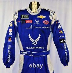 Bubba Wallace Petty Air Force Race Used NASCAR Pit Crew Fire Suit #6741