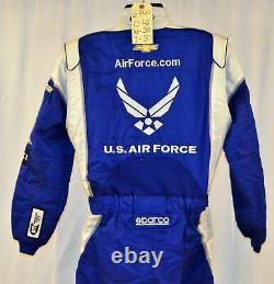 Bubba Wallace Petty Air Force Race Used NASCAR Pit Crew Fire Suit #6741