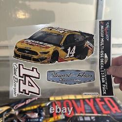 CLINT BOWYER #14 NASCAR ULTIMATE FAN COLLECTOR KIT RUSH TRUCK CENTERS 18 Items