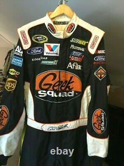 Carl Edwards, 2012 Race Used, Geek Squad, Ford Roush Fenway, Drivers Fire Suit