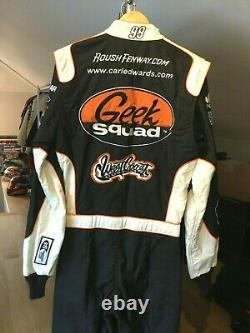 Carl Edwards, 2012 Race Used, Geek Squad, Ford Roush Fenway, Drivers Fire Suit