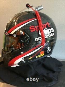 Carl Edwards, 2013-2015 Race Used, Cup Series, Stilo Helmet. Full Radio And Hans