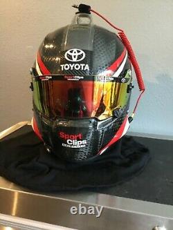 Carl Edwards, 2013-2015 Race Used, Cup Series, Stilo Helmet. Full Radio And Hans