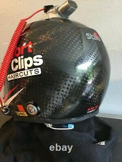 Carl Edwards, 2013-2015 Race Used, Cup Series, Stilo Helmet. Full Radio And Hans