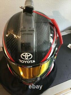 Carl Edwards, 2013-2015 Race Used, Cup Series, Stilo Helmet. Full Radio And Hans