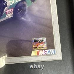 Carl Edwards #99 Mounted Memories Framed Photo w Piece of Race Used Tire 27/399