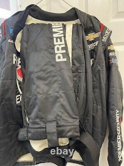 Carson Hocevar #77 Premier Nascar Race Used Pit Crew 2 Piece Fire Suit #3786