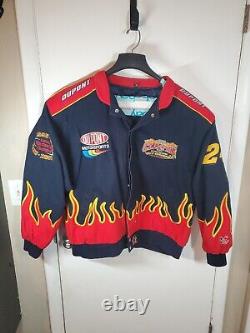 Chase Authentic JH Jeff Gordon 4 Time Champion 2001 Flames Racing Jacket XXXL