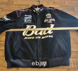 Chase Authentics DALE EARNHARDT JR #8 Winston Cup Budweiser Racing Jacket Sz 3XL