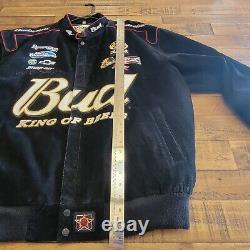 Chase Authentics DALE EARNHARDT JR #8 Winston Cup Budweiser Racing Jacket Sz 3XL