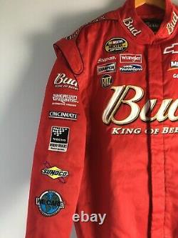 Chase Authentics Dale Earnhardt Jr Budweiser Racing Team Nascar Jacket Size XL