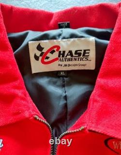 Chase Authentics Dale Earnhardt Jr. NASCAR Ladies Womens Jacket Coat XL NICE