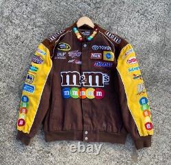 Chase Authentics Drivers Line M&M's Kyle Busch Racing-NASCAR Jacket Size L