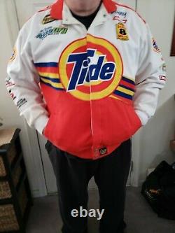 Chase Authentics Drivers Line Tide Racing NASCAR Button Jacket Size Adult XL