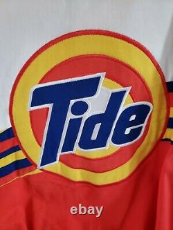 Chase Authentics Drivers Line Tide Racing NASCAR Button Jacket Size Adult XL