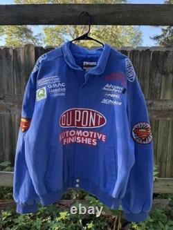 Chase Authentics DuPont Vintage 1999 Jeff Gordon Superman NASCAR Jacket Size XXL